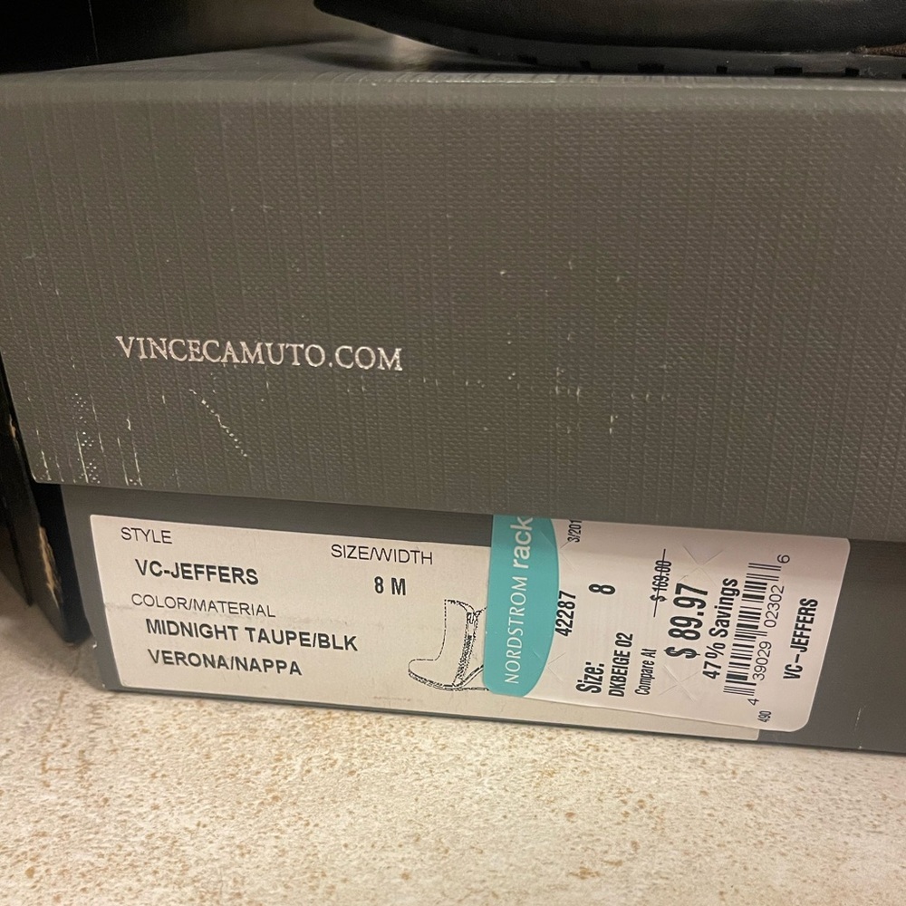 Vince Camuto Women's Tan Suede Wedge Boots - Picture 5 of 5